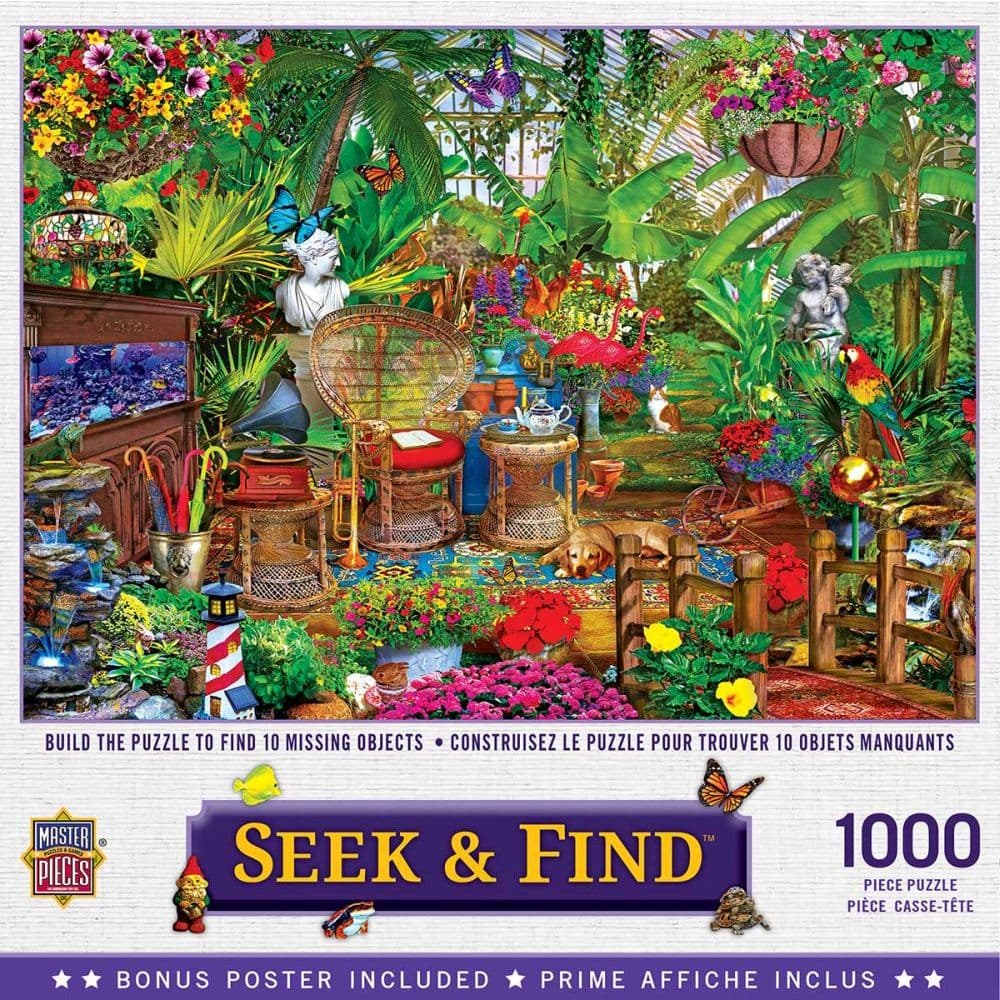 Garden Hideaway 1000pc Puzzle Main Product  Image width="1000" height="1000"