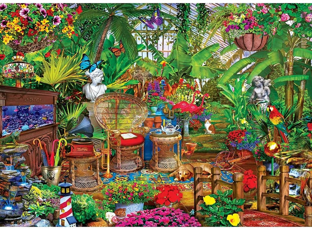 garden hideaway 1000pc puzzle image 2 width="1000" height="1000"