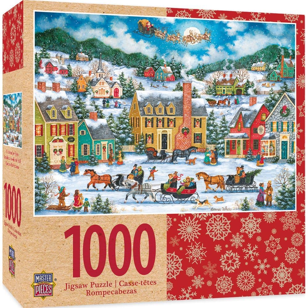 Christmas Eve Fly By 1000pc Puzzle Main Product  Image width="1000" height="1000"