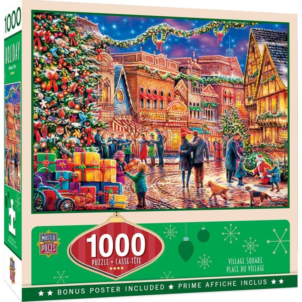 Village Square 1000 Piece Puzzle Main Product  Image width="1000" height="1000"