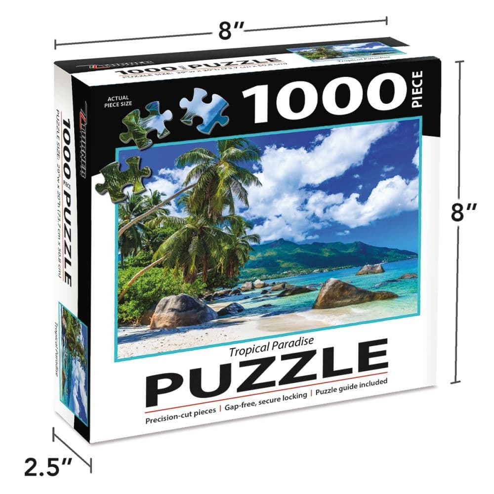 Tropical Paradise 1000Pc Puzzle 4th Product Detail  Image width=&quot;1000&quot; height=&quot;1000&quot;