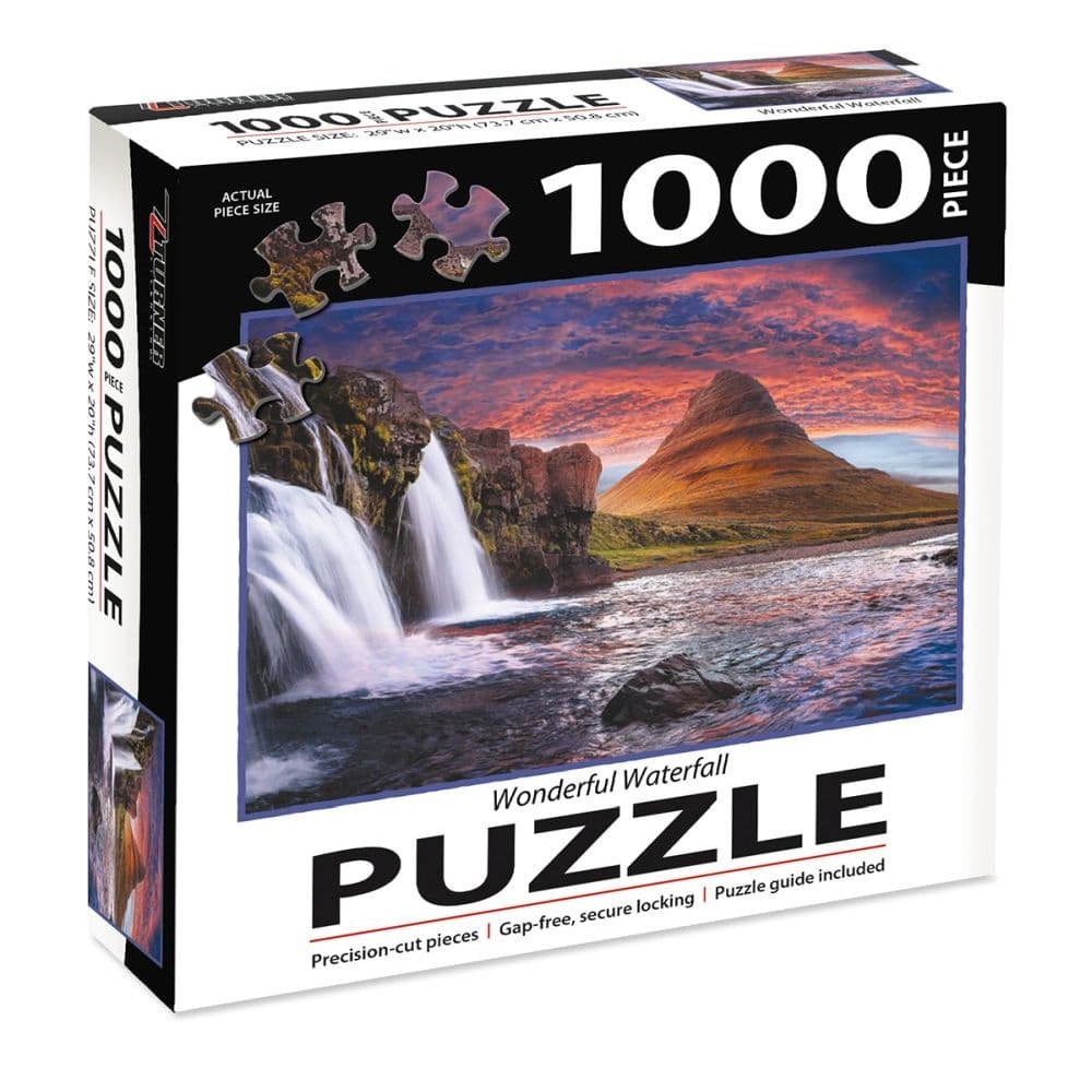 Wonderful Waterfall 1000Pc Puzzle Main Product  Image width=&quot;1000&quot; height=&quot;1000&quot;