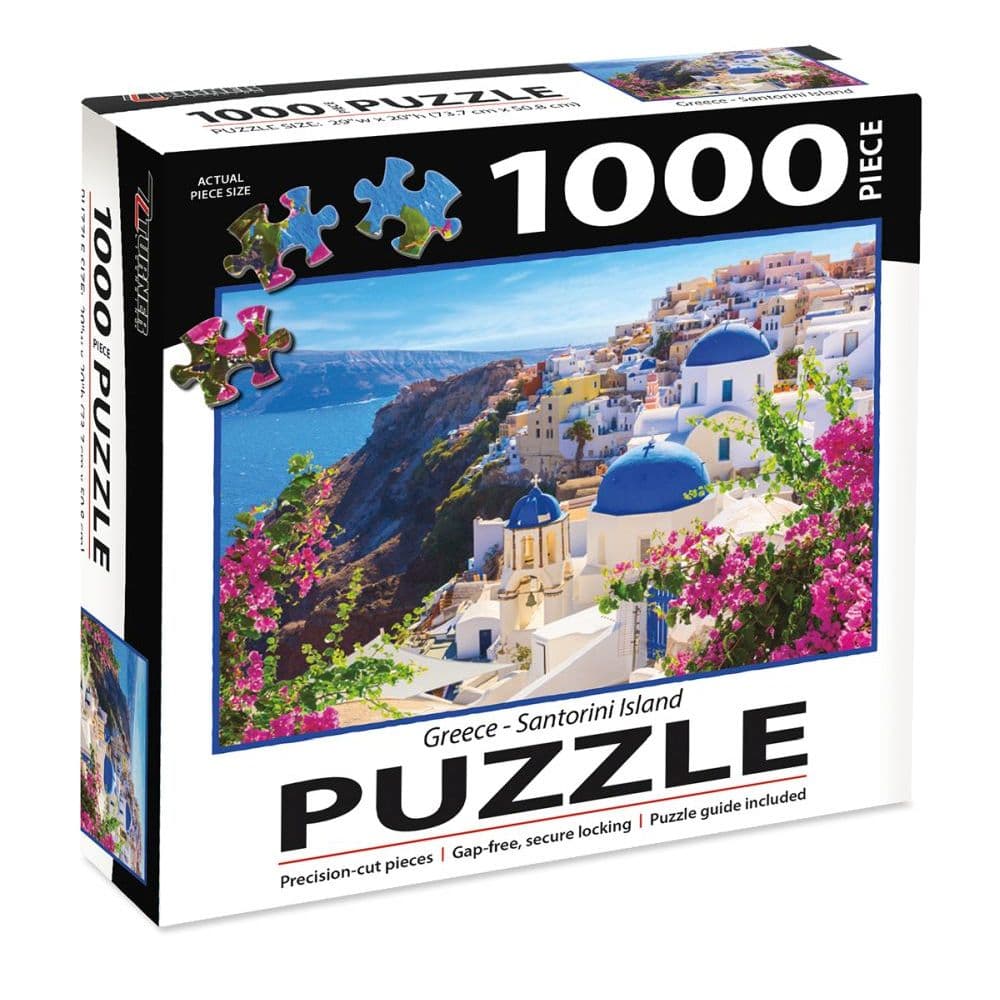 Greece Santorini Island 1000Pc Puzzle Main Product  Image width=&quot;1000&quot; height=&quot;1000&quot;