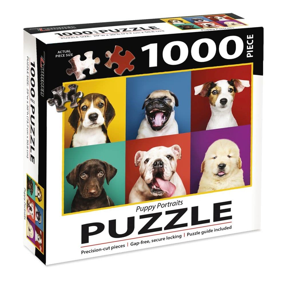 Puppy Portraits 1000Pc Puzzle Main Product  Image width=&quot;1000&quot; height=&quot;1000&quot;