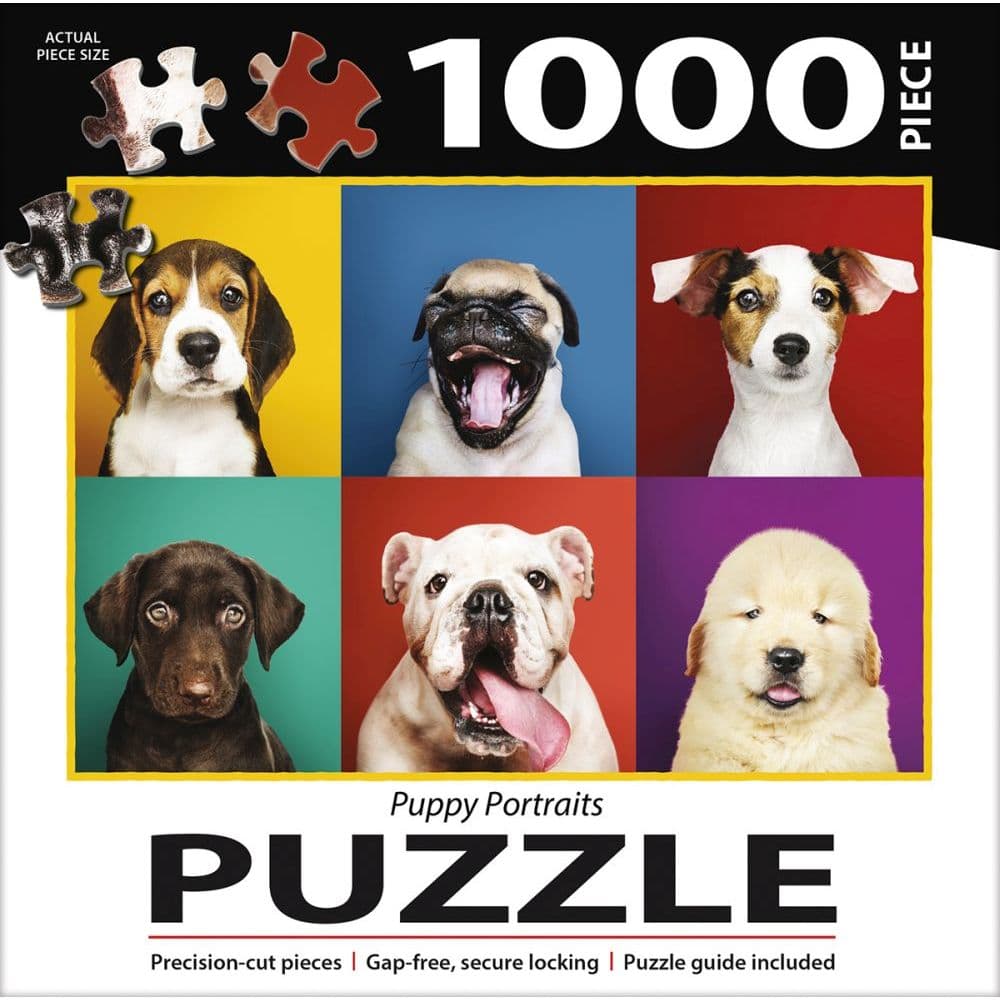 Puppy Portraits 1000Pc Puzzle 3rd Product Detail  Image width=&quot;1000&quot; height=&quot;1000&quot;