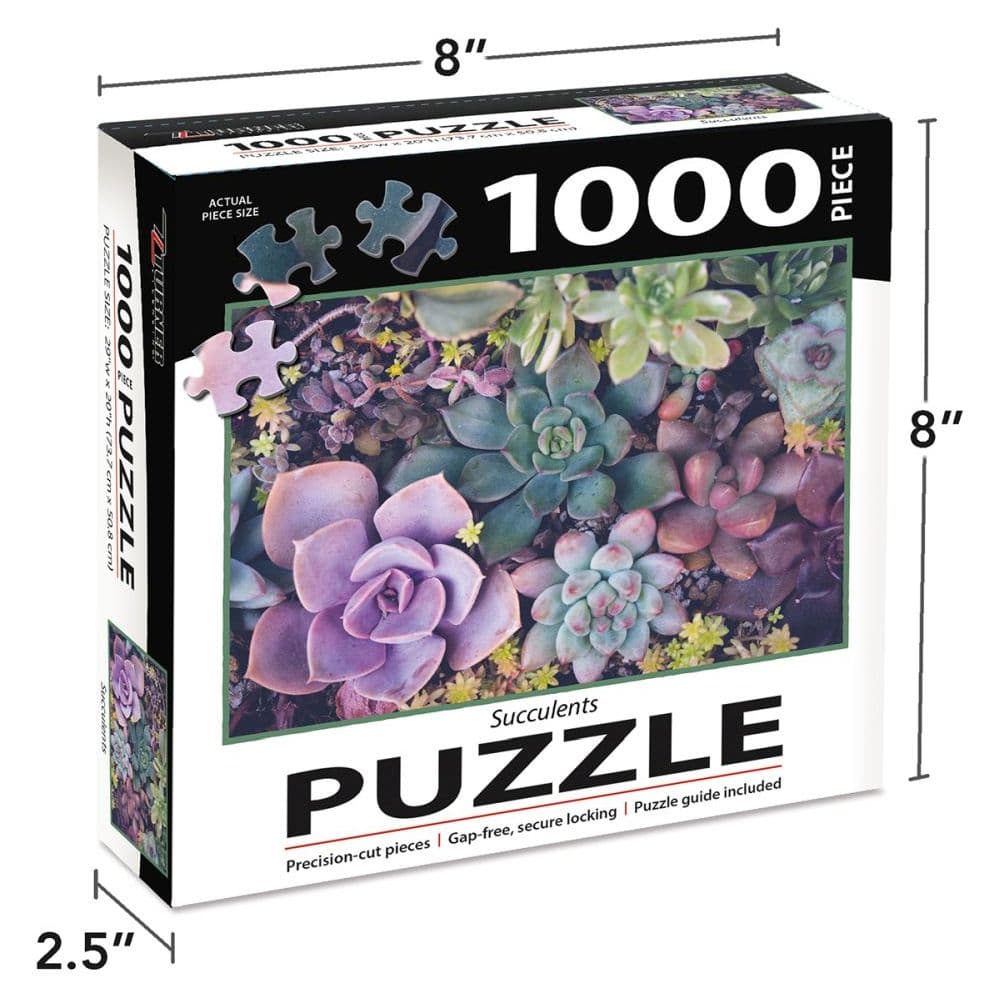 Succulents 1000 Piece Puzzle 4th Product Detail  Image width=&quot;1000&quot; height=&quot;1000&quot;