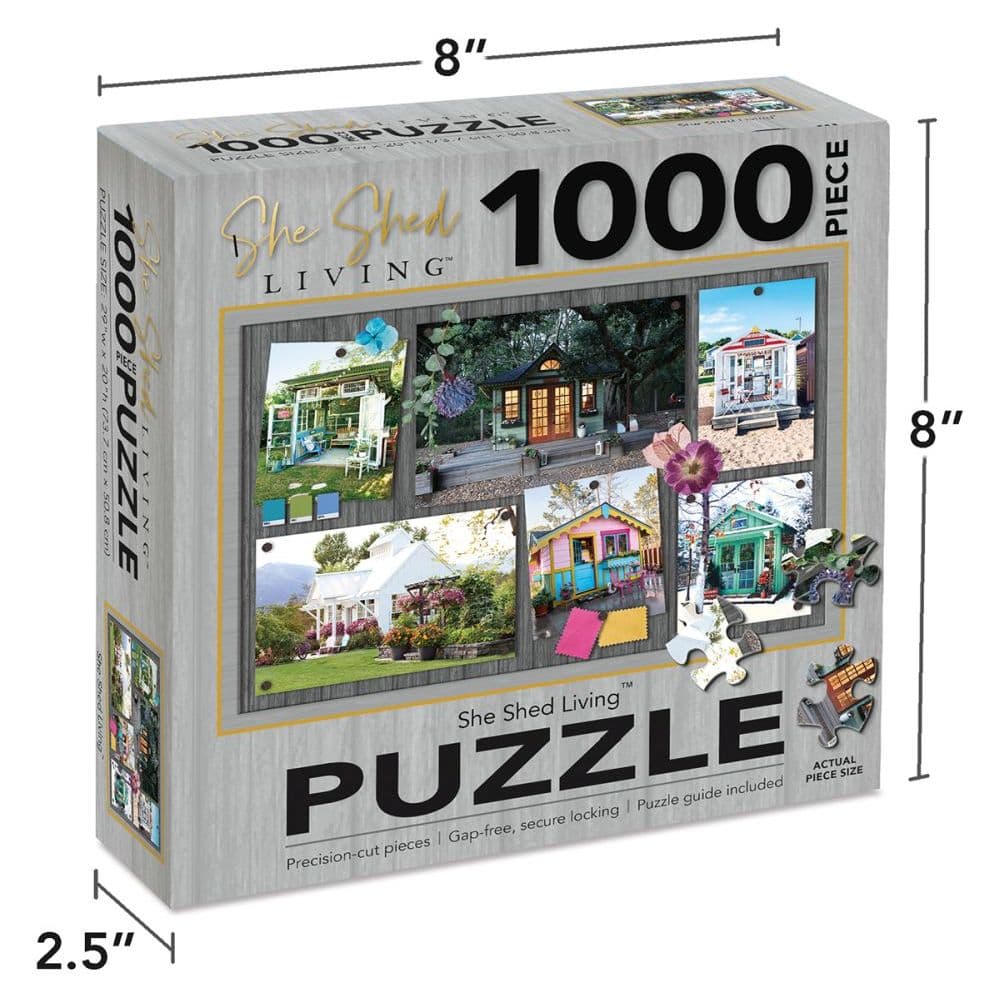 She Shed Living 1000 Piece Puzzle 4th Product Detail  Image width=&quot;1000&quot; height=&quot;1000&quot;