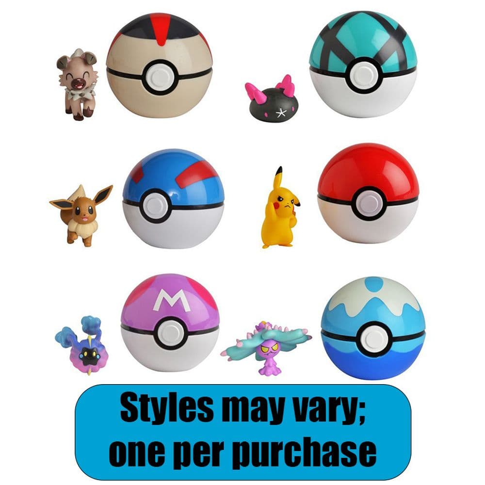 Pokemon Clip N Go Pokeballs - Styles May Vary First Alternate Image