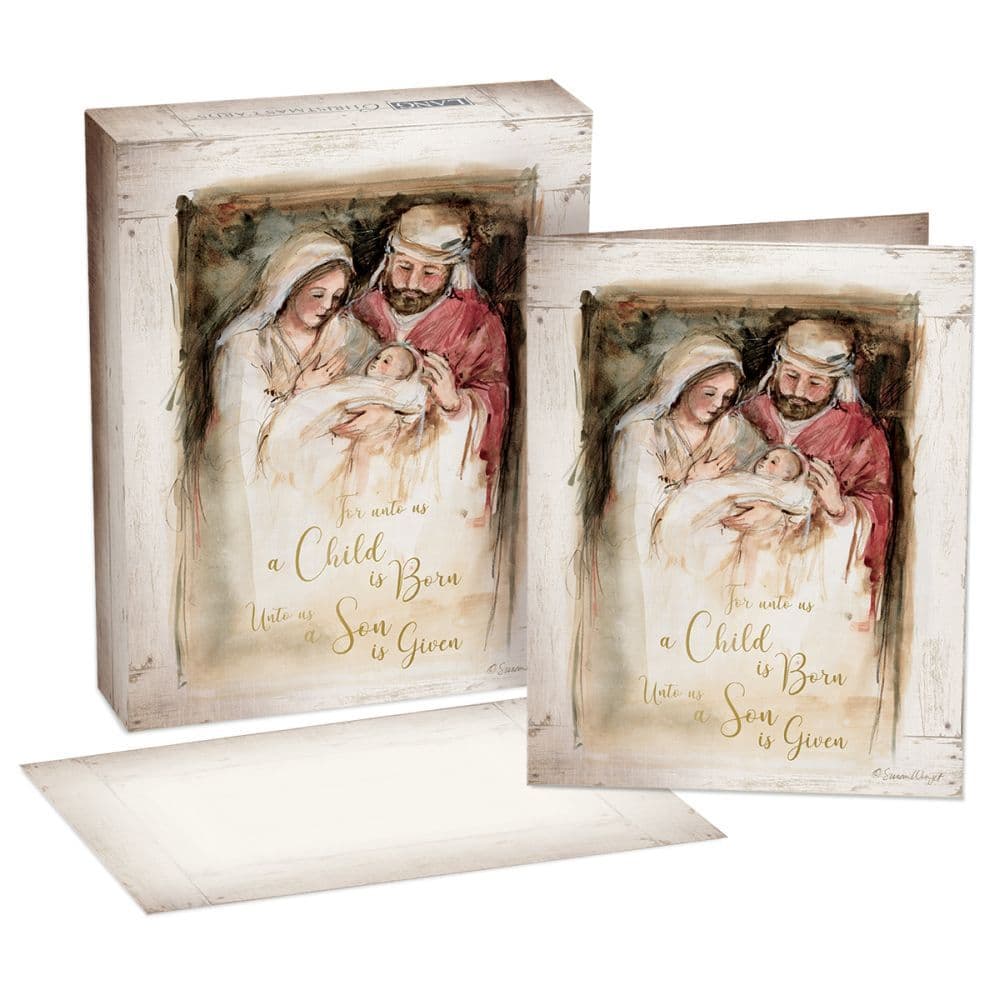 Child Is Born Boxed Christmas Cards 3rd Product Detail  Image width="1000" height="1000"