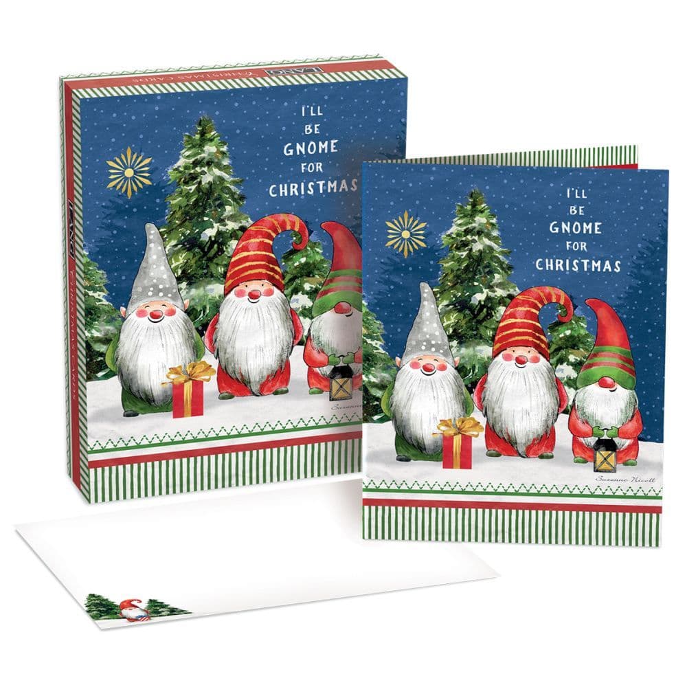Gnome Christmas Boxed Christmas Cards 3rd Product Detail  Image width="1000" height="1000"