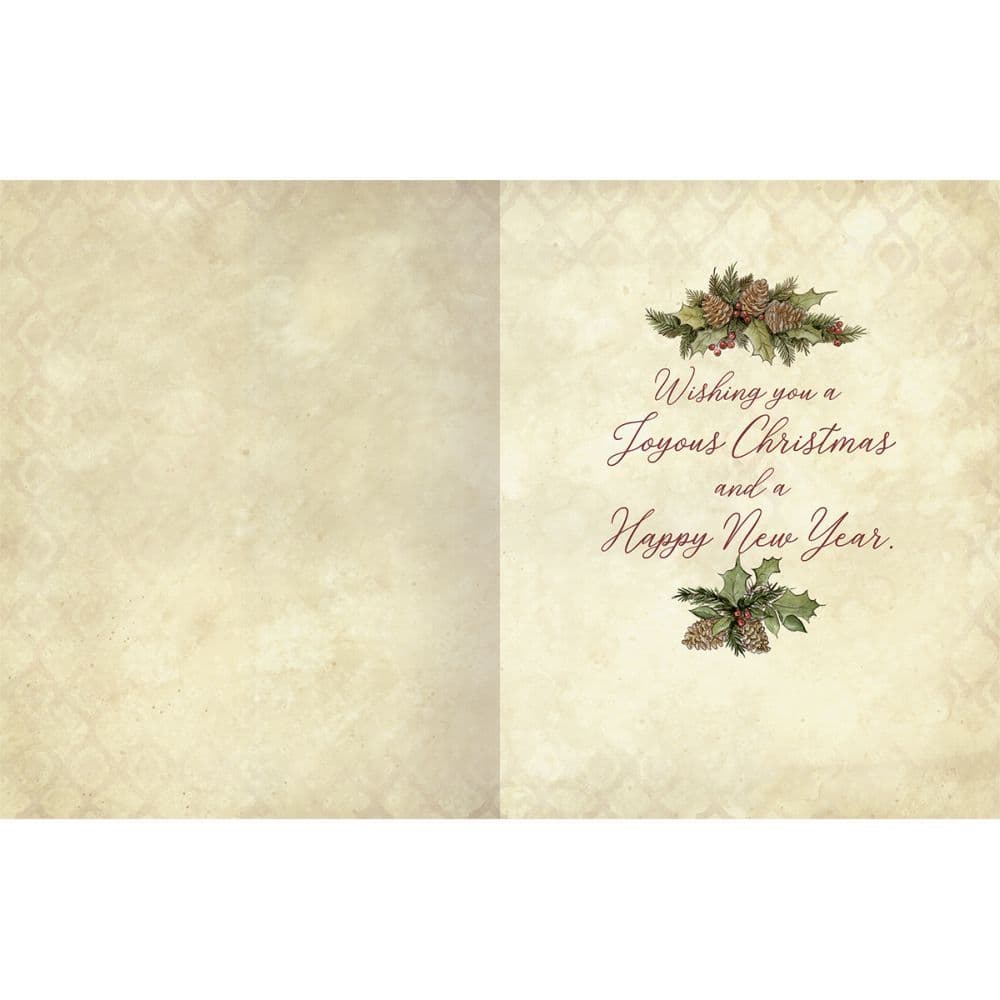 Owl Pinecone Boxed Christmas Cards 3rd Product Detail  Image width="1000" height="1000"