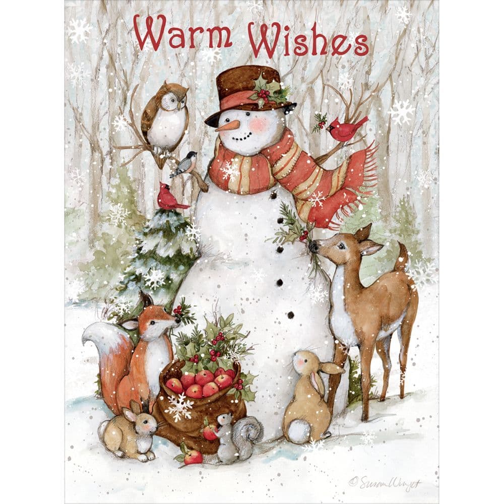 Cozy Snowman Classic Christmas Cards Main Product  Image width=&quot;1000&quot; height=&quot;1000&quot;