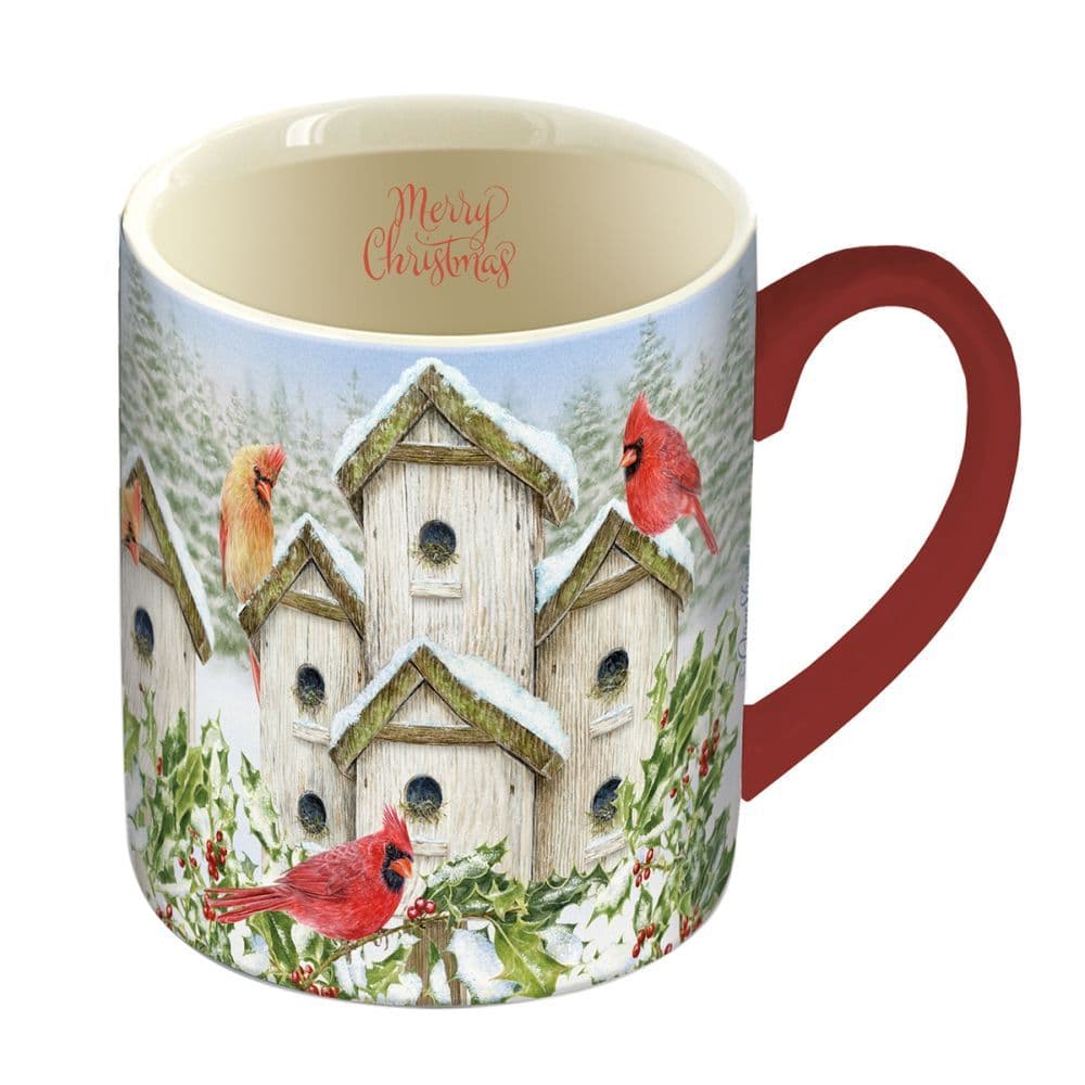 Cardinal Birdhouse 14 Oz Mug 2nd Product Detail  Image width=&quot;1000&quot; height=&quot;1000&quot;