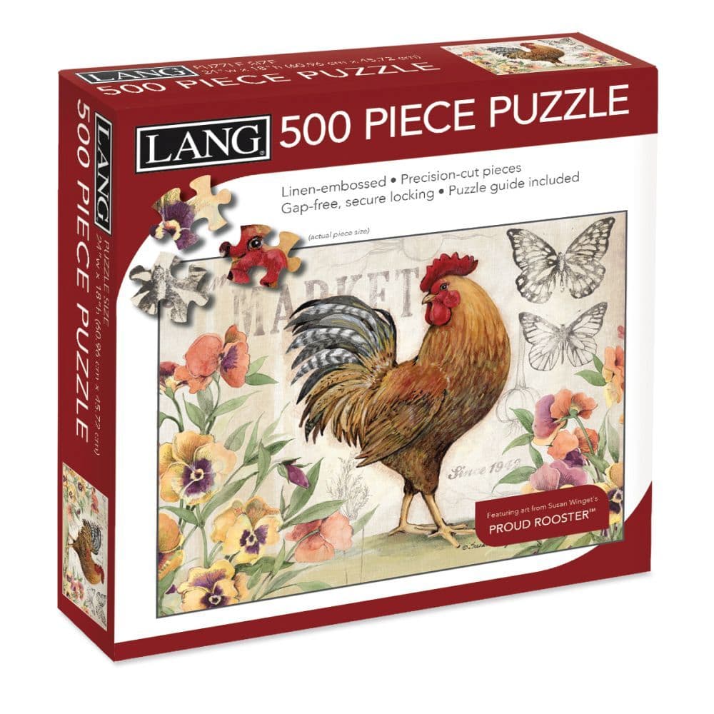 Proud Rooster 500 Piece Puzzle Main Product  Image width=&quot;1000&quot; height=&quot;1000&quot;
