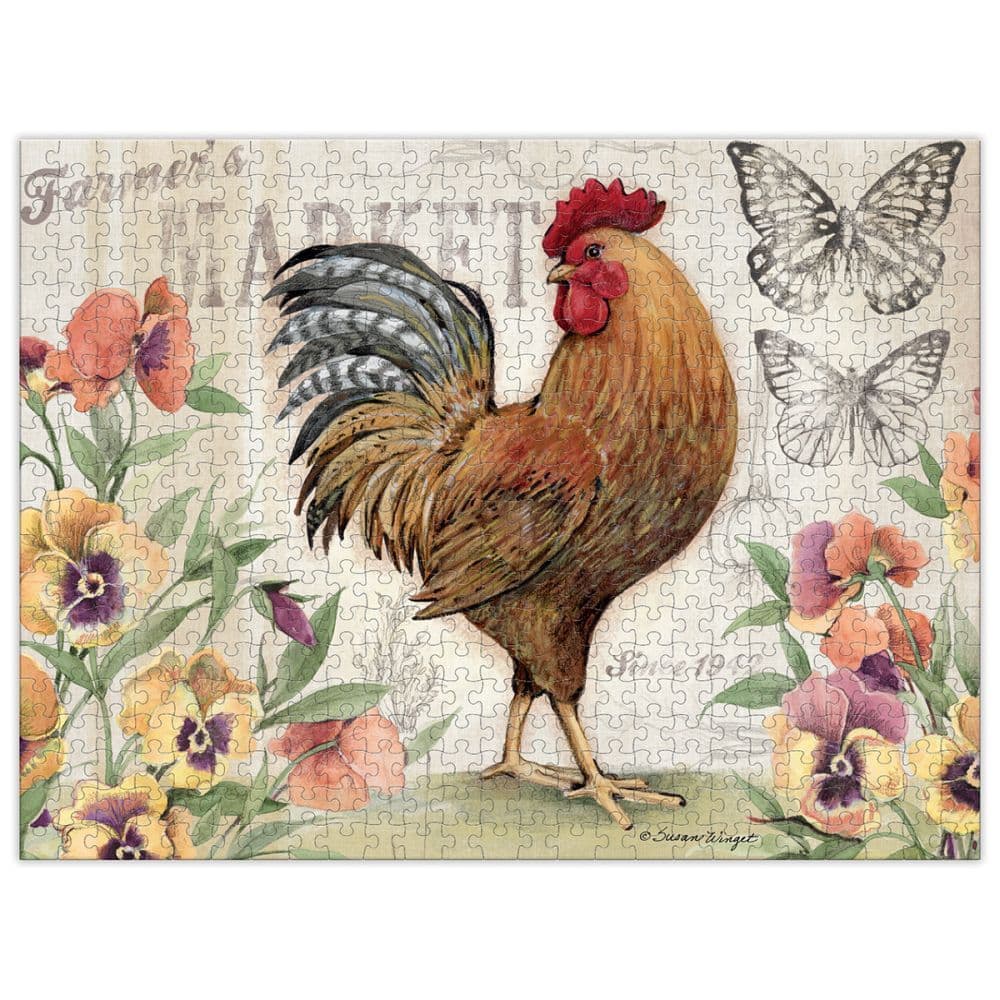 Proud Rooster 500 Piece Puzzle 2nd Product Detail  Image width=&quot;1000&quot; height=&quot;1000&quot;
