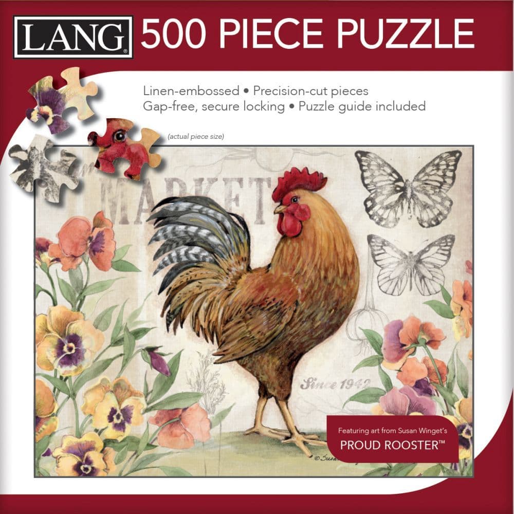 Proud Rooster 500 Piece Puzzle 3rd Product Detail  Image width=&quot;1000&quot; height=&quot;1000&quot;