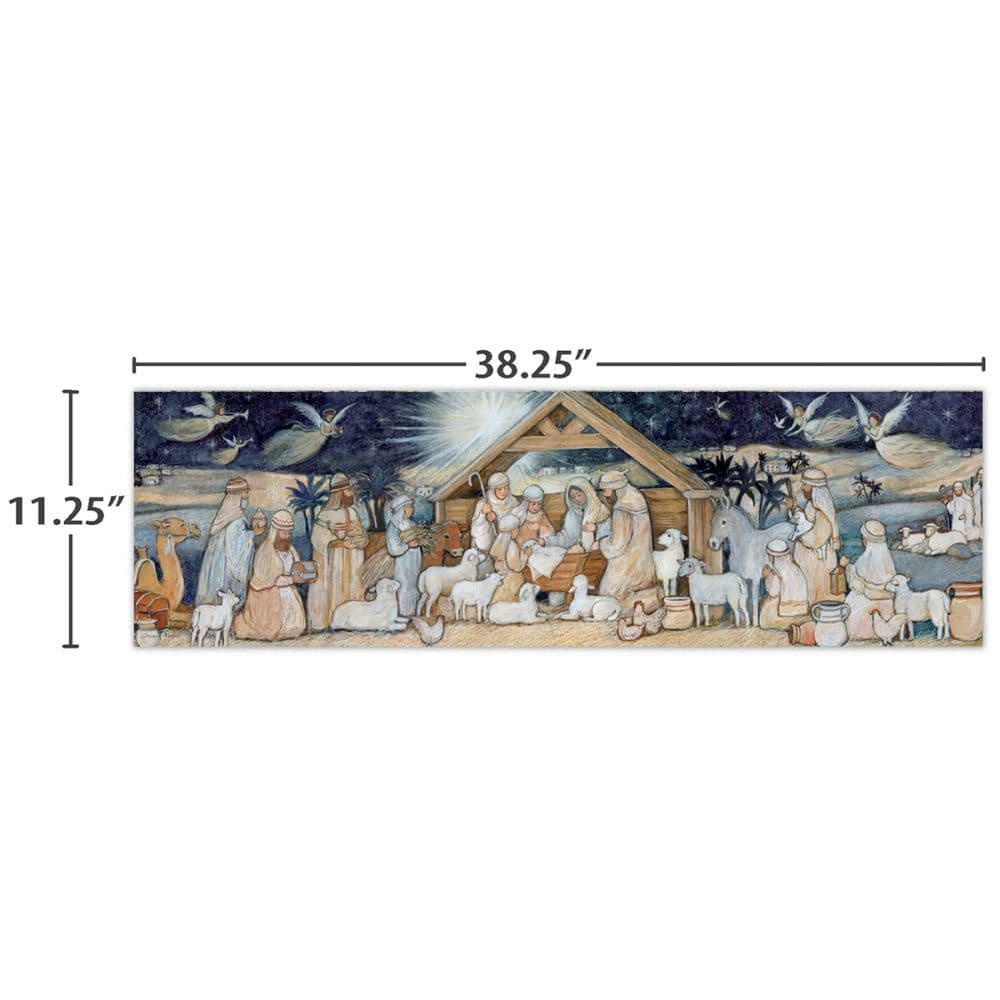 Nativity Set Puzzle 750 Piece Puzzle Panoramic 5th Product Detail  Image width=&quot;1000&quot; height=&quot;1000&quot;