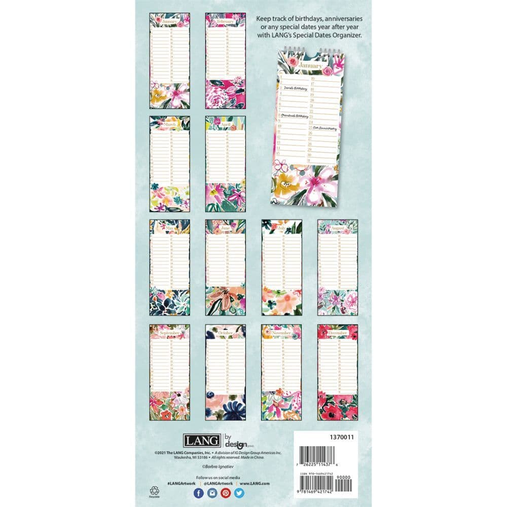 Wild At Heart Special Dates Organizer 2nd Product Detail  Image width="1000" height="1000"