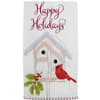 image Cardinal Birdhouse Embroidered Kitchen Towel Main Product  Image width=&quot;1000&quot; height=&quot;1000&quot;