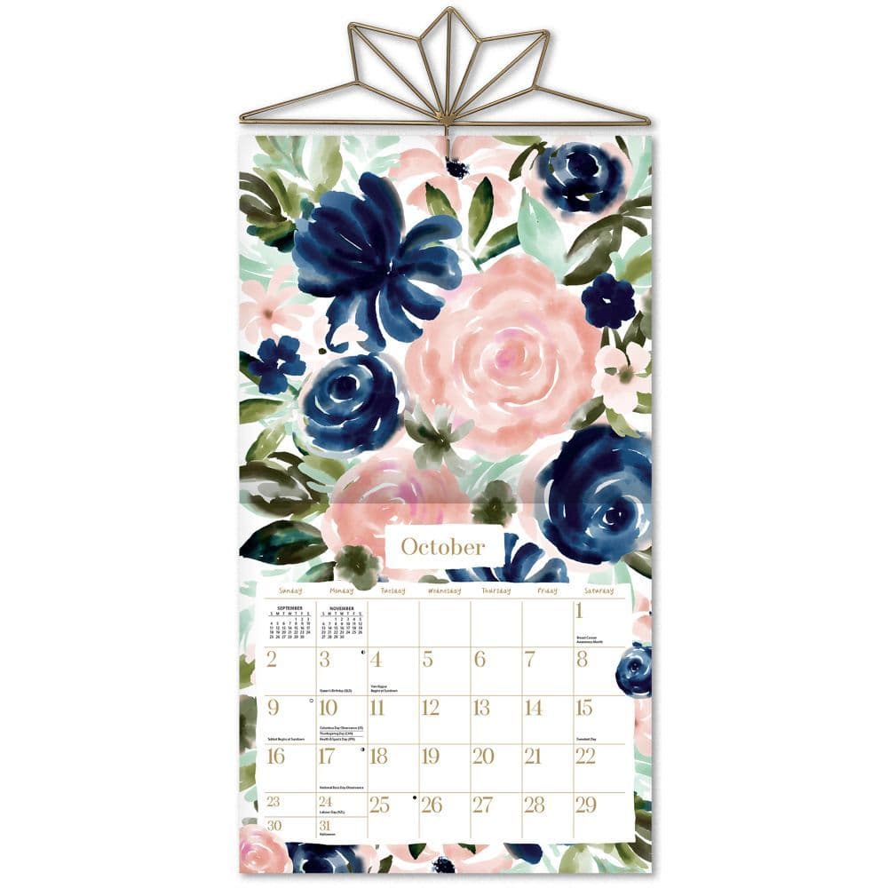Gold Geo Calendar Hanger 3rd Product Detail  Image width=&quot;1000&quot; height=&quot;1000&quot;