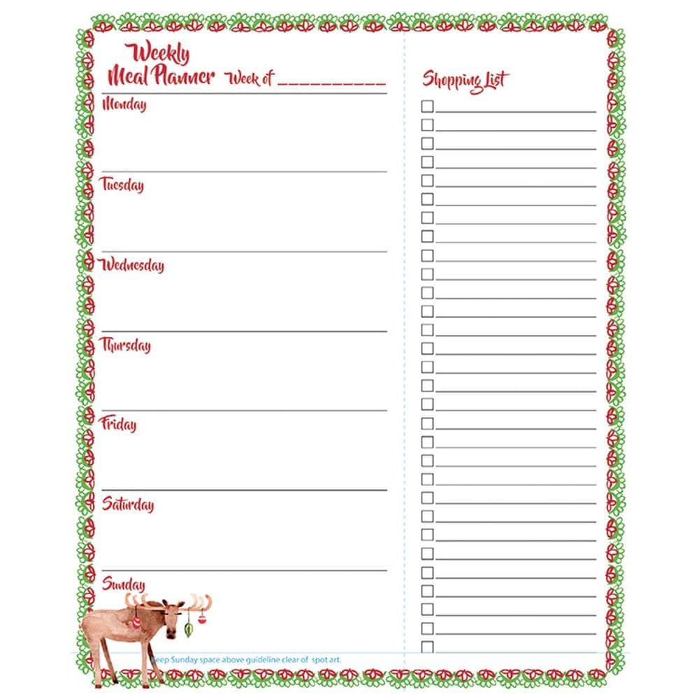 Whimsy Winter Meal Planner Main Product  Image width="1000" height="1000"