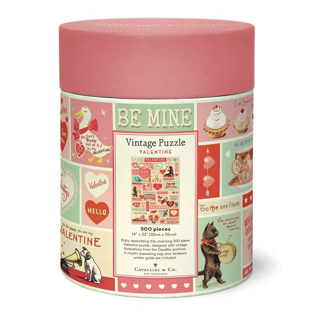 Valentine 500 Piece Puzzle by Cavallini 3rd Product Detail  Image width=&quot;1000&quot; height=&quot;1000&quot;