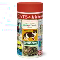 image Cats and Kittens 1000 Piece Puzzle by Cavallini Main Product  Image width=&quot;1000&quot; height=&quot;1000&quot;