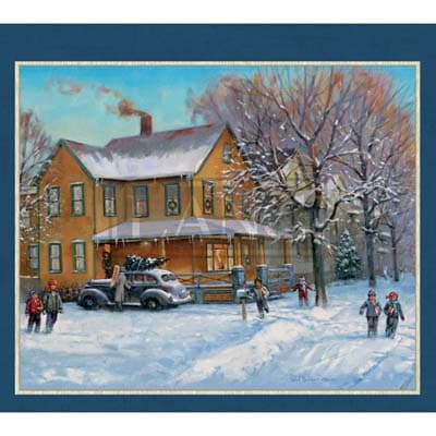 American Dream 2022 Downloadable Digital Wallpaper for the month of December width="1000" height="1000"