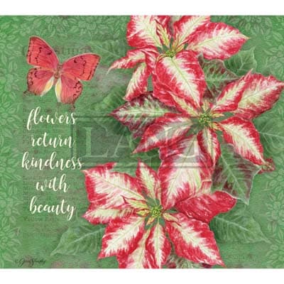 Botanical Inspiration 2022 Downloadable Digital Wallpaper for the month of December width="1000" height="1000"