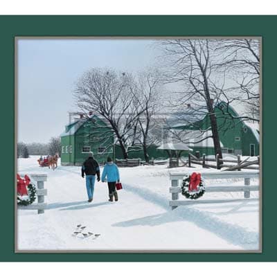 Cottage Country 2022 Downloadable Digital Wallpaper for the month of December width="1000" height="1000"