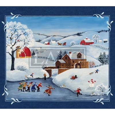 Lang Folk Art 2022 Downloadable Digital Wallpaper for the month of February width="1000" height="1000"