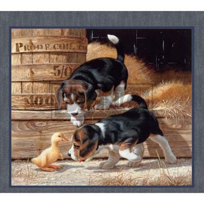 Puppy 2022 Downloadable Digital Wallpaper for the month of February width="1000" height="1000"