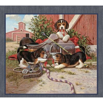 Puppy 2022 Downloadable Digital Wallpaper for the month of April width="1000" height="1000"