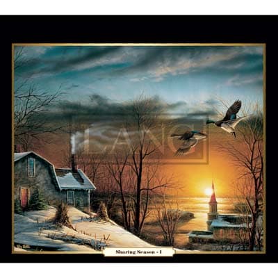 image Terry Redlin 2022 Downloadable Digital Wallpaper for the month of January width="1000" height="1000"