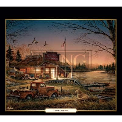 Terry Redlin 2022 Downloadable Digital Wallpaper for the month of September width="1000" height="1000"