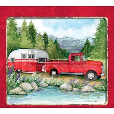 Truckin Along 2022 Downloadable Digital Wallpaper for the month of September width="1000" height="1000"