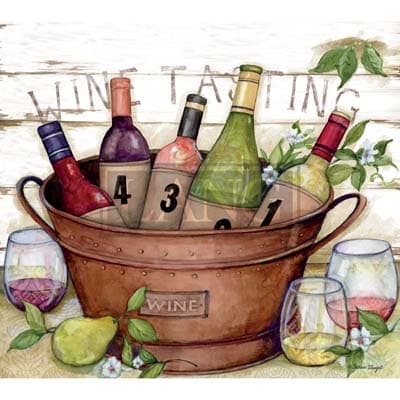 Wine Country 2022 Downloadable Digital Wallpaper for the month of September width="1000" height="1000"