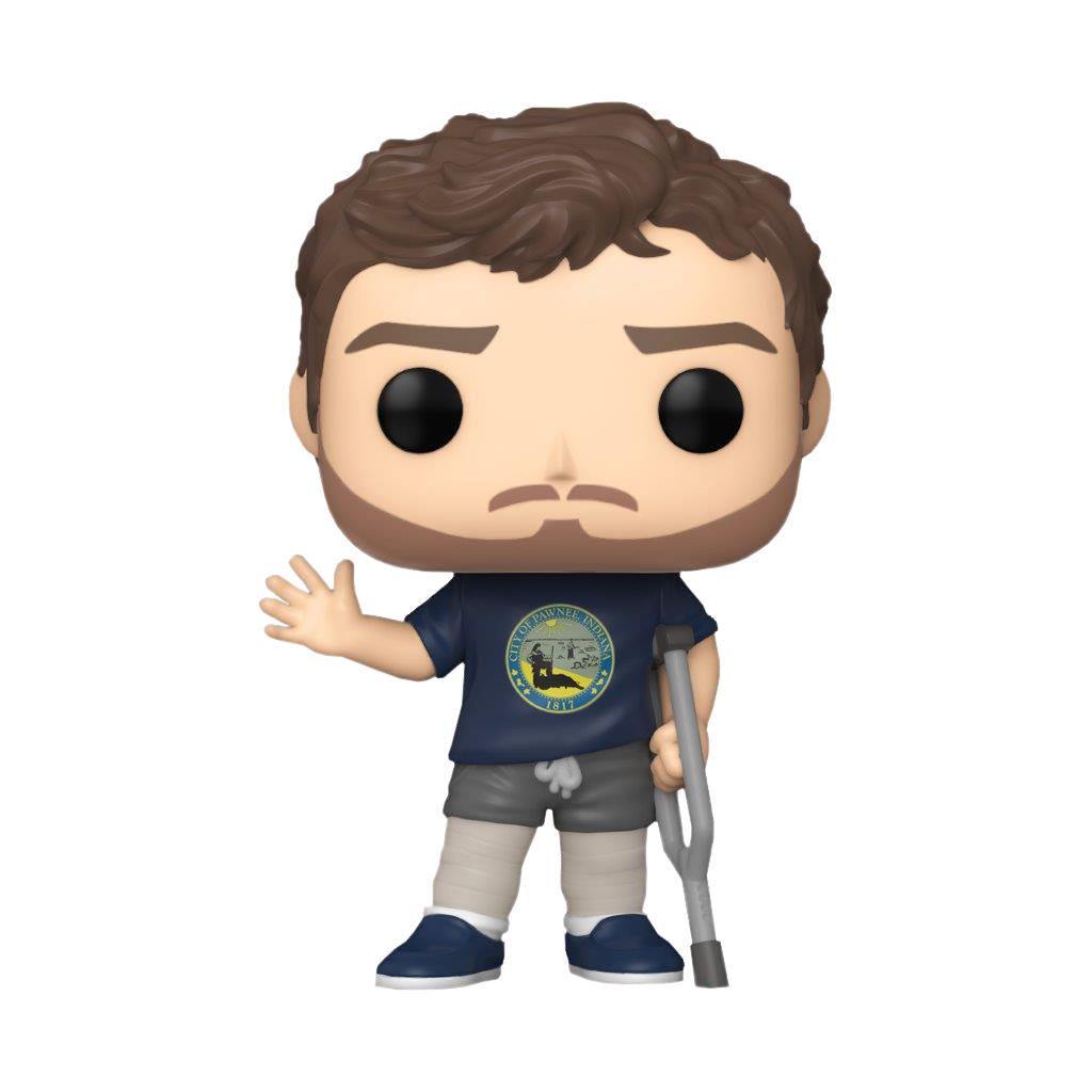 Parks and Rec Andy in Leg Casts POP Vinyl Exclusive 2nd Product Detail  Image width="1000" height="1000"