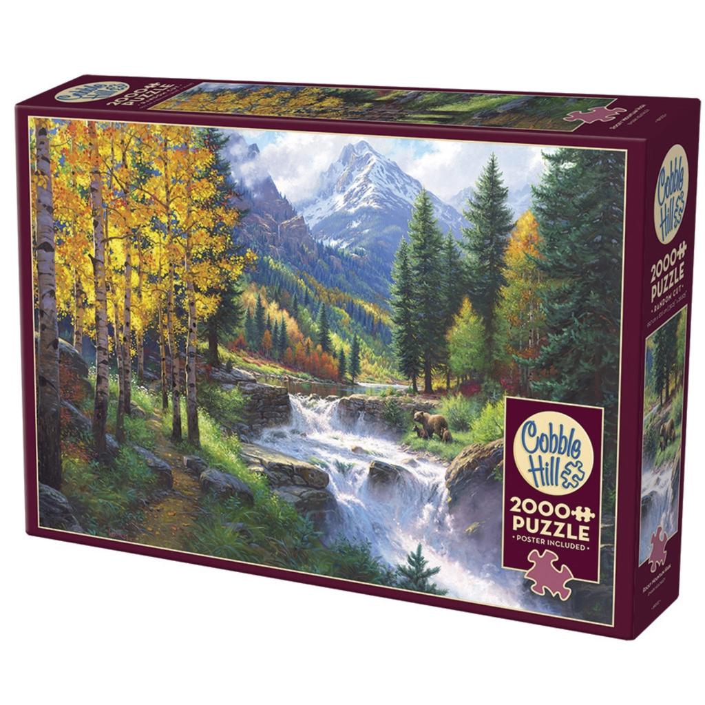 Cobble Hill Rocky Mountain High 2000 Piece Puzzle with Poster Included Main Product  Image width="1000" height="1000"