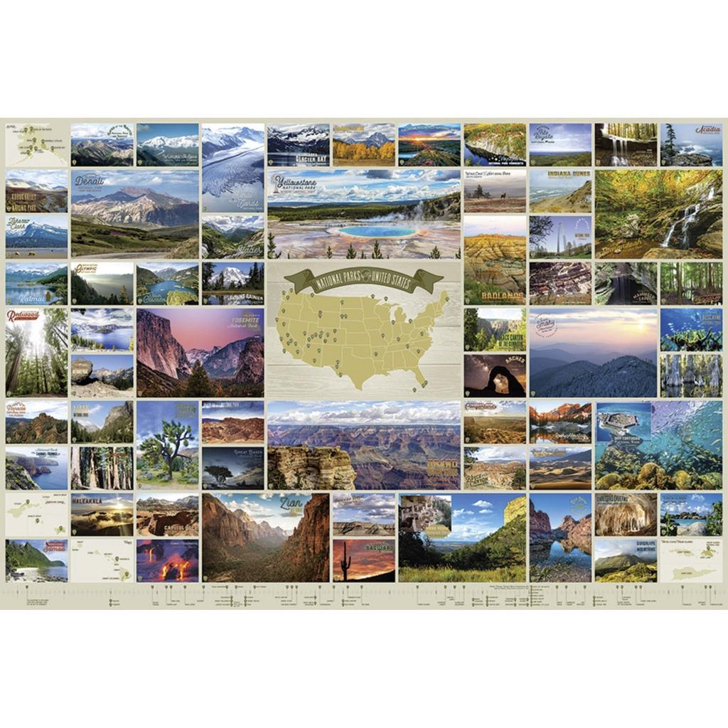 cobble hill national parks of the united states 2000 piece puzzle with poster included image 2 width="1000" height="1000"