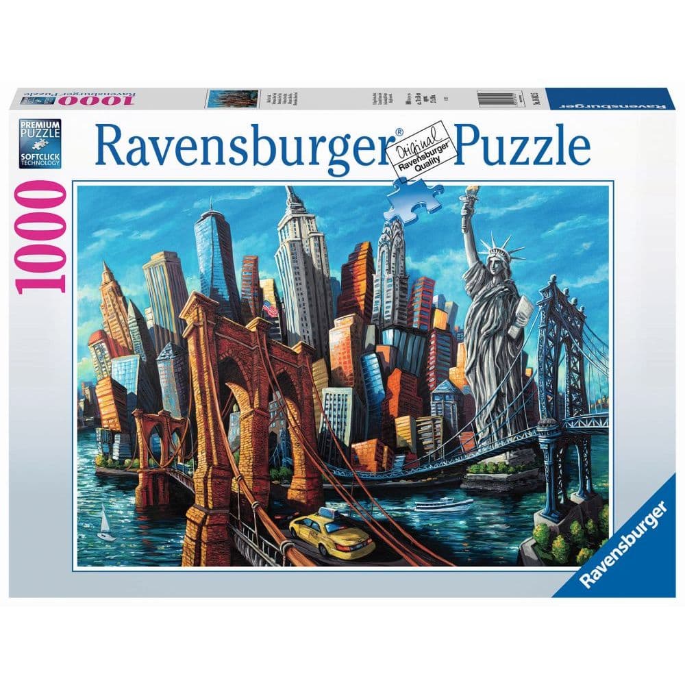 Welcome to New York 1000pc Puzzle Main Product  Image width=&quot;1000&quot; height=&quot;1000&quot;
