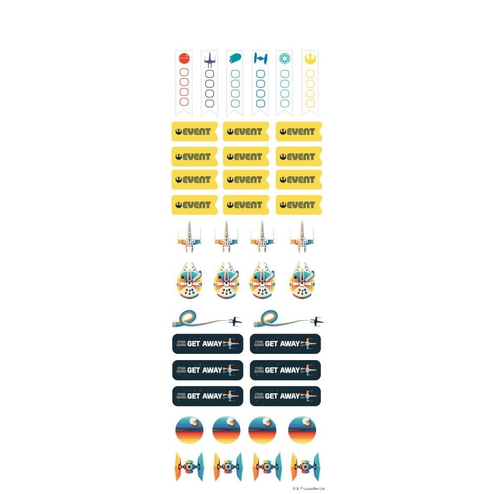 Star Wars Reminder Stickers 8th Product Detail  Image width="1000" height="1000"