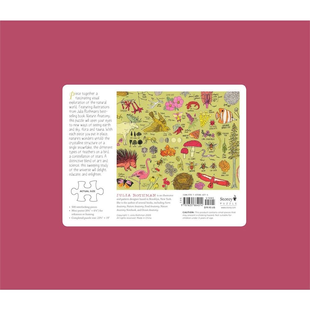 Nature Anatomy 500pc Puzzle 4th Product Detail  Image width=&quot;1000&quot; height=&quot;1000&quot;