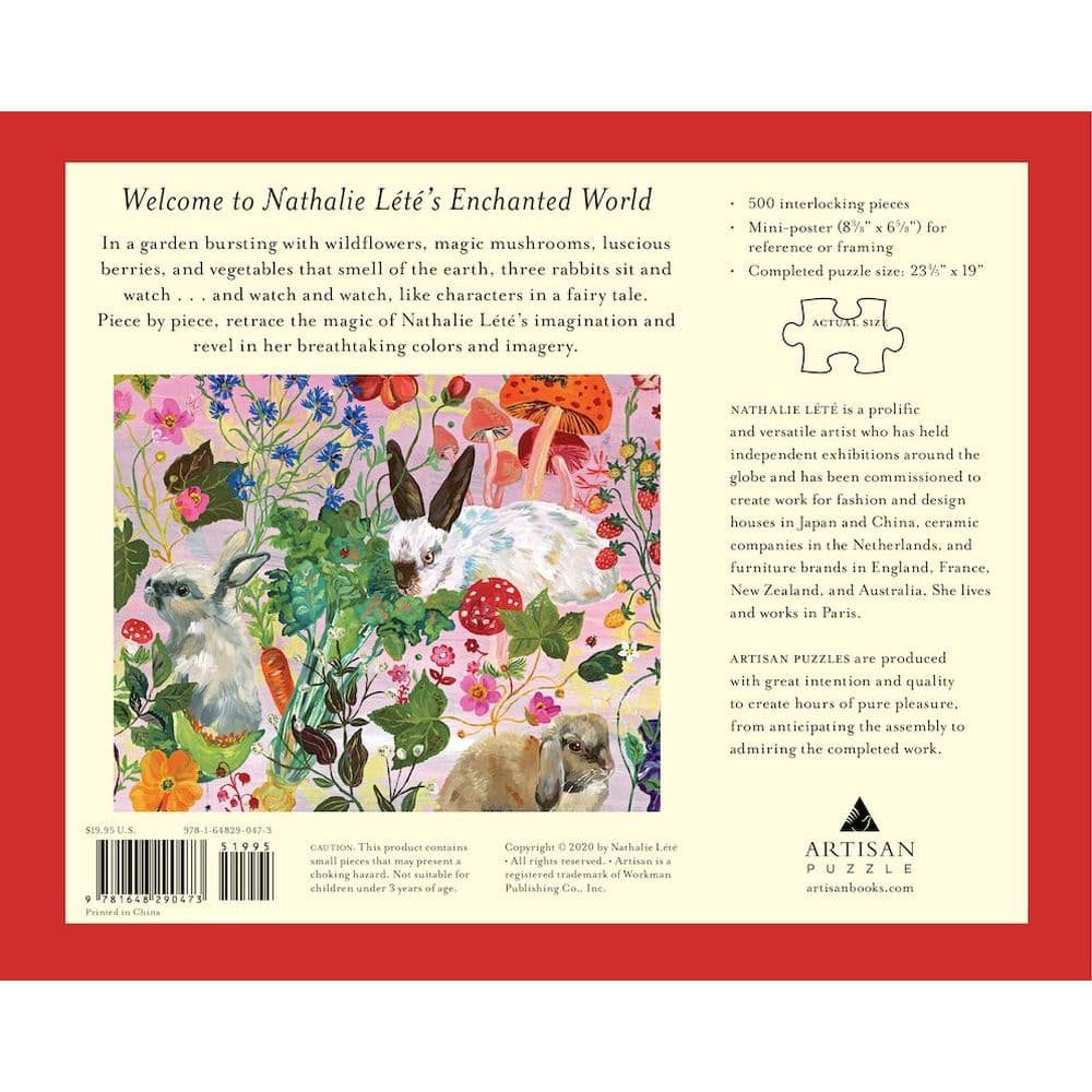 Rabbits Lt 500pc Puzzle 3rd Product Detail  Image width="1000" height="1000"