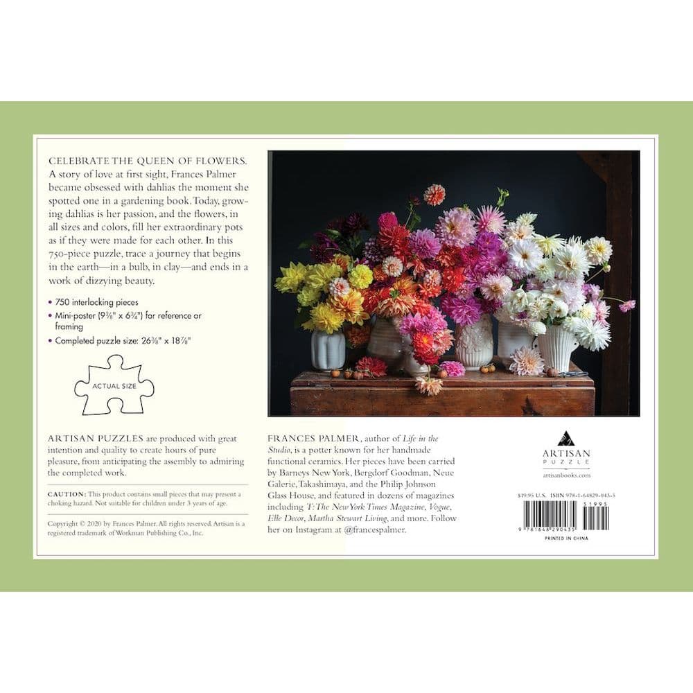 Dahlias 750pc Puzzle 3rd Product Detail  Image width=&quot;1000&quot; height=&quot;1000&quot;