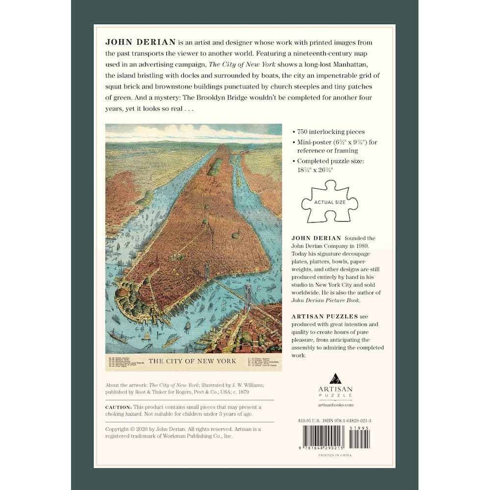 New York City Derian 750pc Puzzle 3rd Product Detail  Image width=&quot;1000&quot; height=&quot;1000&quot;