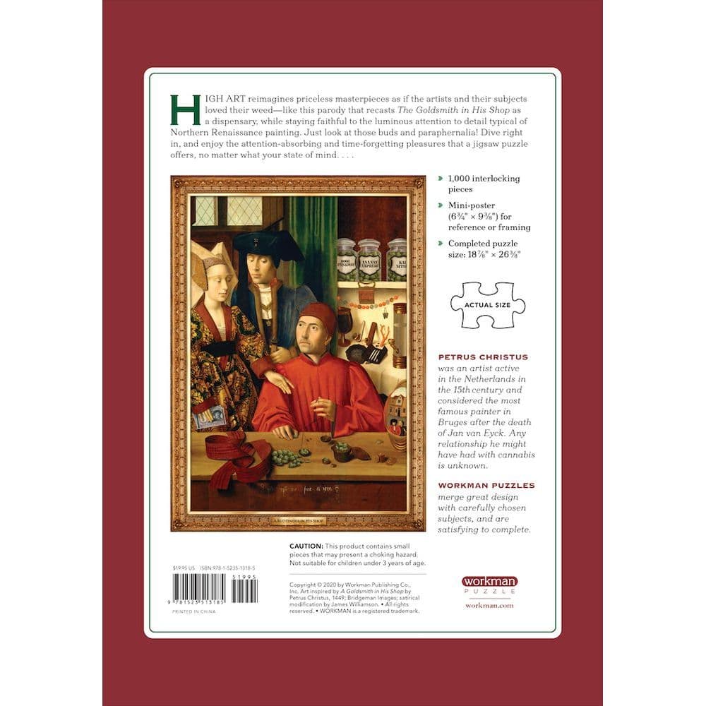 Budtender In His Shop 1000pc Puzzle 3rd Product Detail  Image width="1000" height="1000"