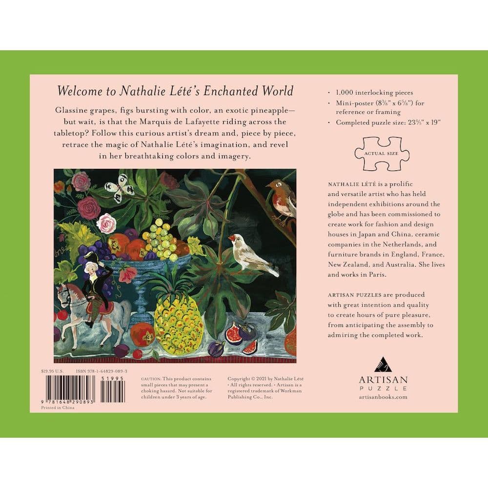 Still Life with Pineapple 1000pc Puzzle 4th Product Detail  Image width="1000" height="1000"