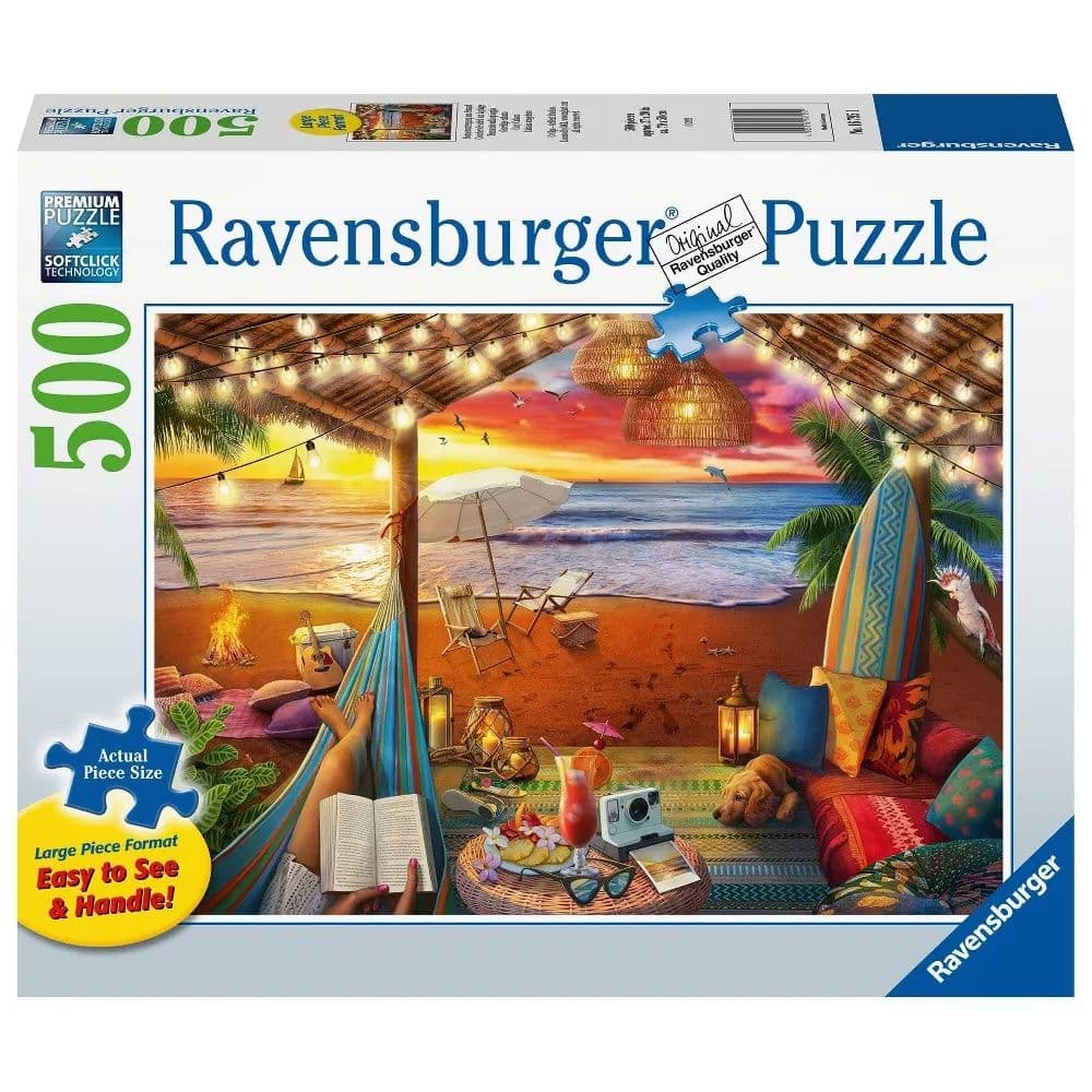 image Cozy Cabana Large Format 500 Piece Puzzle Main Product Image