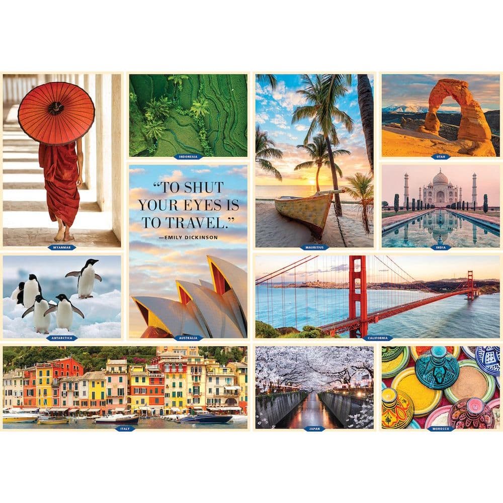 1000 Places to See Before You Die 1000 Piece Puzzle 2nd Product Detail  Image width=&quot;1000&quot; height=&quot;1000&quot;